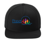 Fraser 5-Panel Snapback Cap Black