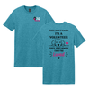 4 Luv of Dog Volunteer Tee Heather Galapagos Blue
