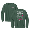 4 Luv of Dog Volunteer Crewneck Heather Dark Green