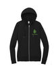Plants for Patients Zip-Up Hoodie Black Fern