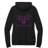 Plants for Patients Zip-Up Hoodie Uterus