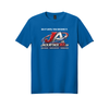 Do It Until You Become It Logo Tee Neon Blue
