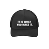 JackAttack 365 It Is What You Make It Hat Black