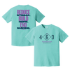 463 Foundation Stacked Tagline Tee Chalky Mint