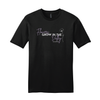 463 Foundation Flowers Tee Black