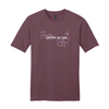 463 Foundation Flowers Tee Plum