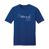 463 Foundation Flowers Tee Deep Royal