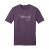 463 Foundation Flowers Tee Eggplant