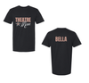 Theatre Personalized T-Shirt Black