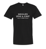 Mahajan Spine & Joint American Apparel Tee Black