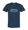 Mahajan Spine & Joint American Apparel Tee Sea Blue