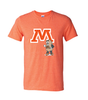 Moorhead Schools M and Spuddy T-Shirt Heather Orange