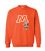Moorhead Schools M and Spuddy Crewneck Orange