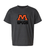 Moorhead SPUDS Youth T-Shirt Heather Dark Grey