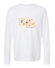 North Stars Long Sleeve T-Shirt White