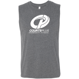 Courts Plus Muscle Tank Deep Heather