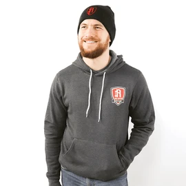 Red River Rugby Fanwear Hoodie Dark Grey Heather 1