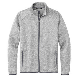 Port Authority Sweater Fleece Jacket grey heather