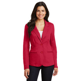 Port Authority Women's Knit Blazer Model