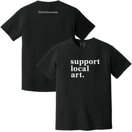 The Arts Partnership Tee Black