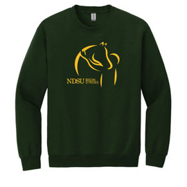 NDSU Bison Strides Crewneck Forest Green