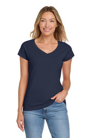 Gildan Softstyle® Women's Fit V-Neck T-Shirt model front