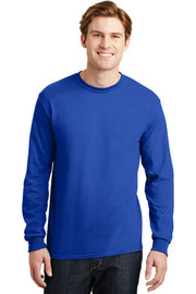 Gildan® - DryBlend® 50 Cotton/50 Poly Long Sleeve T-Shirt model front