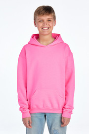 Jerzees® - Youth NuBlend® Pullover Hooded Sweatshirt model front