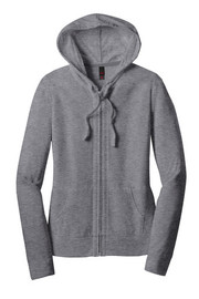District® Women's Fitted Jersey Full-Zip Hoodie front