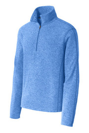 Port Authority® Heather Microfleece 1/2-Zip Pullover
