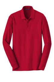 Port Authority® Long Sleeve Core Classic Pique Polo front