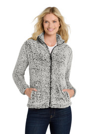 Port Authority ® Women's Cozy Fleece Jacket model front