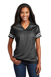 Sport-Tek® Women's PosiCharge® Replica Jersey model front