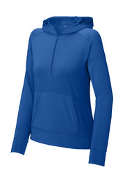 Sport-Tek® Women's Sport-Wick® Stretch 1/2-Zip Hoodie front