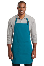 Port Authority ® Full-Length Two-Pocket Bib Apron model front