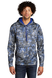 Sport-Tek® Sport-Wick® Mineral Freeze Fleece Hooded Pullover model front