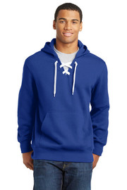 Sport-Tek® Lace Up Pullover Hooded Sweatshirt model front