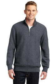 Sport-Tek® Super Heavyweight 1/4-Zip Pullover Sweatshirt modeled front