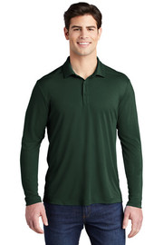 Sport-Tek ®  Posi-UV®  Pro Long Sleeve Polo front model