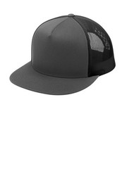 Sport-Tek® YP Classics ® 5-Panel Classic Trucker Mesh Back Cap front