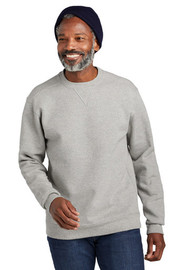 Volunteer Knitwear™ Chore Fleece Crewneck on a model front facing
