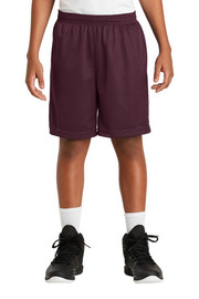 Sport-Tek® Youth PosiCharge® Classic Mesh Short model front