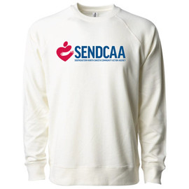 SENDCAA | Lightweight Terry Crewneck Sweatshirt Bone