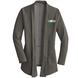 ECSE Port Authority® Women's Interlock Cardigan