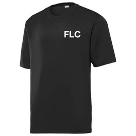 Flatlands Cycling Club | PosiCharge Tough Tee front