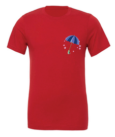 Mary Poppins T-Shirt Canvas Red Front