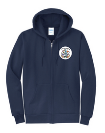 NDSU Microbiology | Core Fleece Full-Zip Hooded Sweatshirt