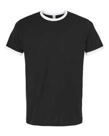 Tultex Style 246 - Black/ White - Front View