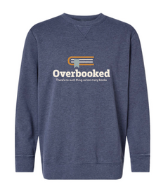 Overbooked Crewneck Sweatshirt Washed Navy