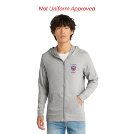 St. Joseph's School Full Zip Hoodie Light Grey Mens